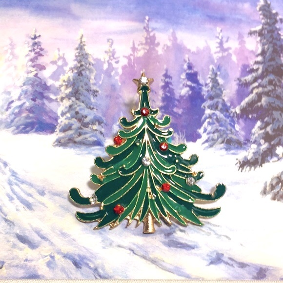 🍏50% OFF/3+...Christmas Tree Brooch - Picture 3 of 11
